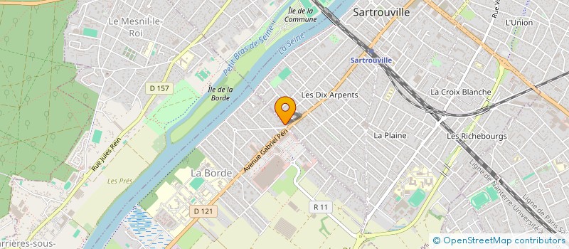 localisation de l'entreprise MONSIEUR ALAN RODRIGUES DE MORAES  MONTESSON