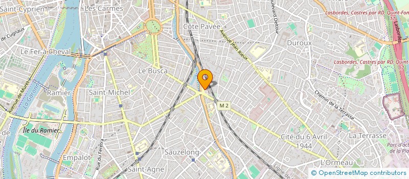 localisation de l'entreprise MONSIEUR ALAN ROSSINES à TOULOUSE