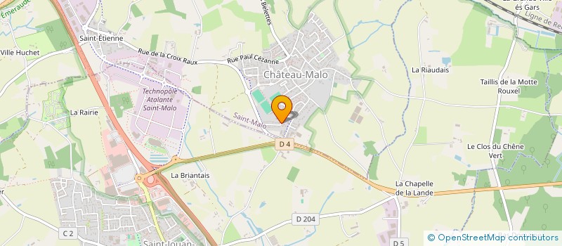 localisation de l'entreprise MONSIEUR ALAN ROUSSEL  SAINT-MALO