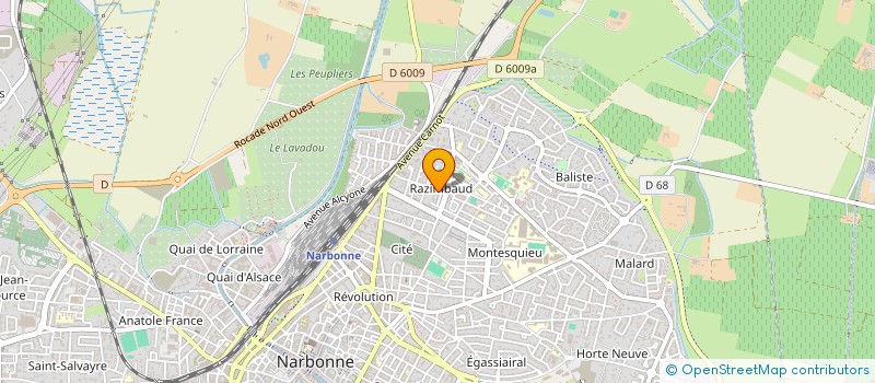 localisation de l'entreprise MONSIEUR ALAN SALAZAR à NARBONNE