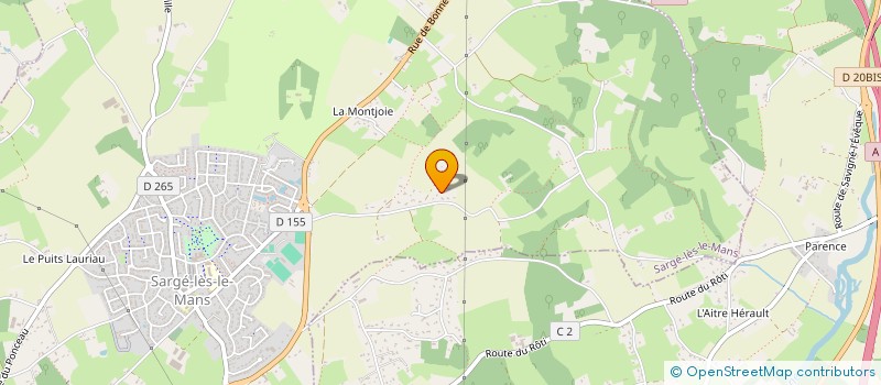 localisation de l'entreprise MONSIEUR ALAN SAUTREUIL  SARGE-LES-LE-MANS