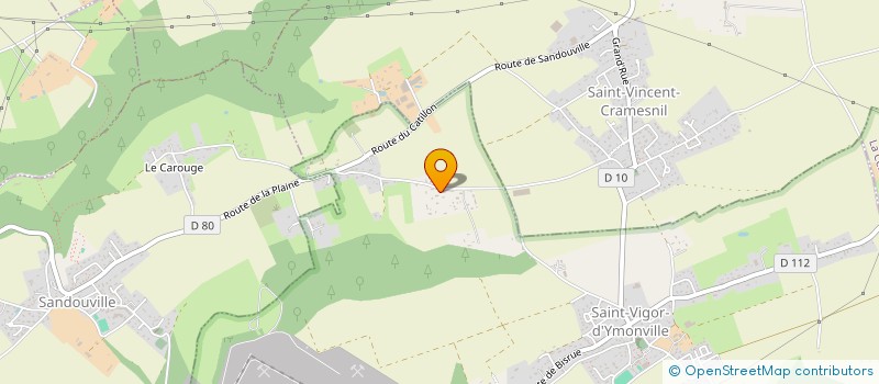 localisation de l'entreprise MONSIEUR ALAN SIMON  SAINT-VIGOR-D'YMONVILLE