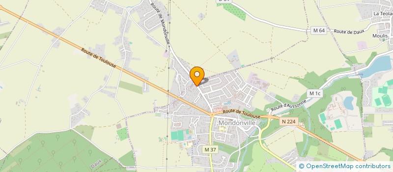 localisation de l'entreprise MONSIEUR ALAN SINAMAN  MONDONVILLE