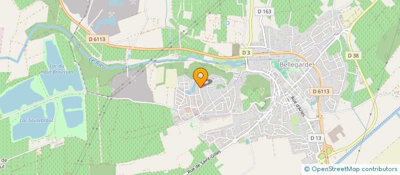 localisation de l'entreprise MONSIEUR ALAN SPANU  BELLEGARDE