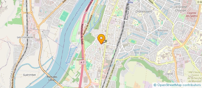 localisation de l'entreprise MONSIEUR ALAN SPATARO  VALENCE