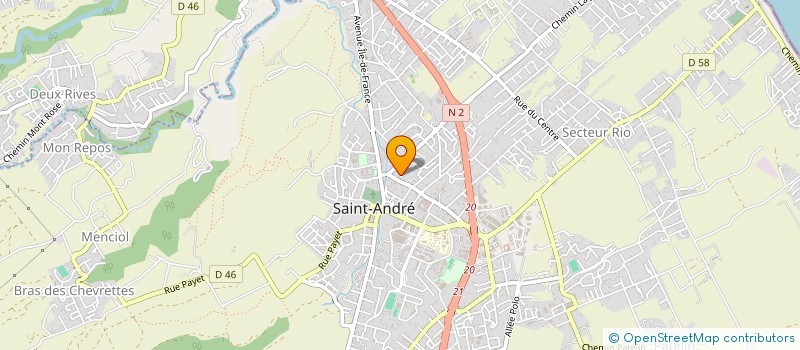 localisation de l'entreprise MONSIEUR ALAN TECHER à SAINT-ANDRE