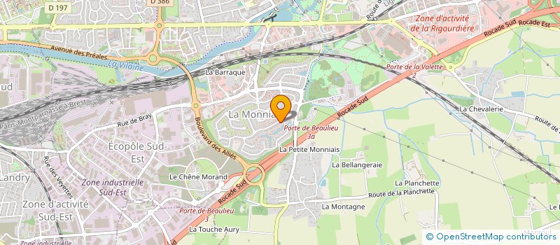 localisation de l'entreprise MONSIEUR ALAN TROCHEL  CESSON-SEVIGNE