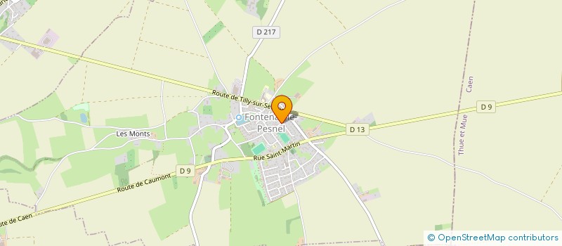 localisation de l'entreprise MONSIEUR ALAN VALCKE  FONTENAY-LE-PESNEL