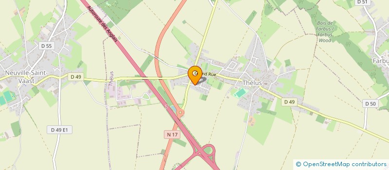 localisation de l'entreprise MONSIEUR ALAN VANDEVOORDE  THELUS