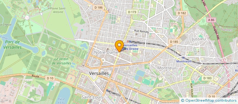 localisation de l'entreprise MONSIEUR ALAN VAQUET à VERSAILLES