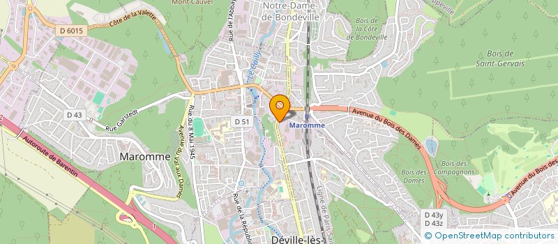 localisation de l'entreprise MONSIEUR ALAN VION  DEVILLE-LES-ROUEN