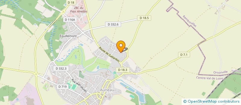 localisation de l'entreprise MONSIEUR ALANDY PAUL  AUNEAU-BLEURY-SAINT-SYMPHORIEN