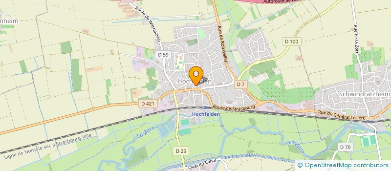 localisation de l'entreprise MONSIEUR ALANE FENGER  HOCHFELDEN