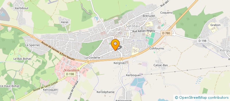 localisation de l'entreprise MONSIEUR ALANN LENOIR  SARZEAU