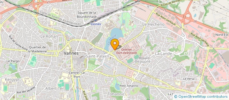 localisation de l'entreprise MONSIEUR ALANN TEYANT à VANNES