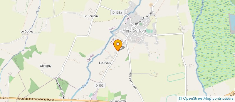 localisation de l'entreprise MONSIEUR ALANNE CARDEILHAC  MERY-BISSIERES-EN-AUGE