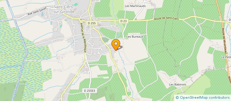 localisation de l'entreprise MONSIEUR ALARIC ARNAUD  SAINT-CIERS-SUR-GIRONDE