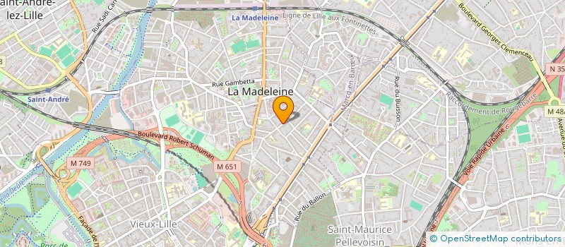 localisation de l'entreprise MONSIEUR ALARIC BLAKEWAY à LA MADELEINE
