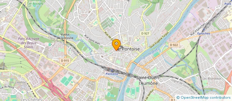 localisation de l'entreprise MONSIEUR ALASDAIR DAVIDSON  PONTOISE