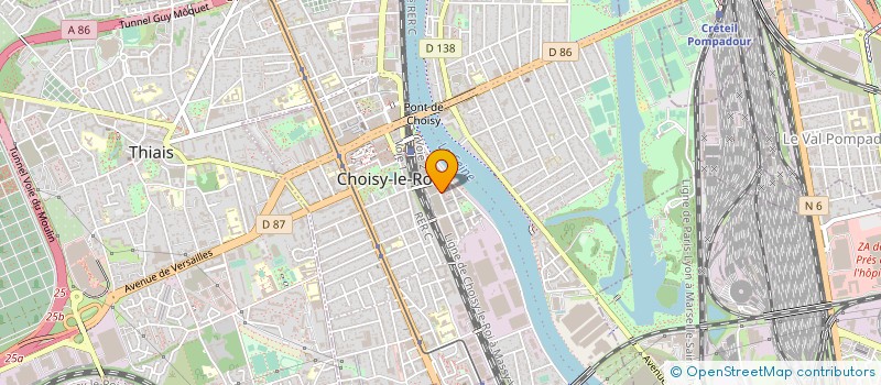 localisation de l'entreprise MONSIEUR ALASDAIR MCKERRELL  CHOISY-LE-ROI