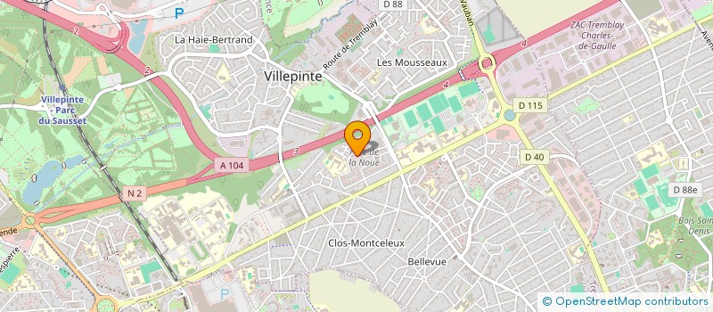 localisation de l'entreprise MONSIEUR ALASSAN CAMARA à VILLEPINTE