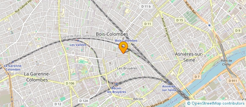 localisation de l'entreprise MONSIEUR ALASSAN SY à BOIS-COLOMBES