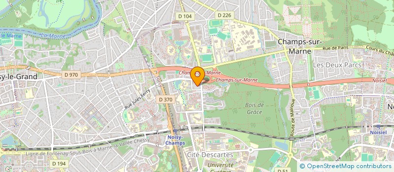 localisation de l'entreprise MONSIEUR ALASSANA DEMBELE  CHAMPS-SUR-MARNE