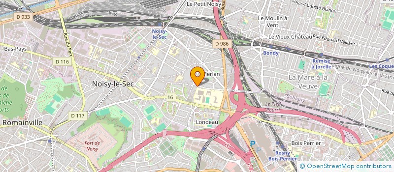 localisation de l'entreprise MONSIEUR ALASSANE COULIBALY à NOISY-LE-SEC