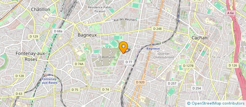 localisation de l'entreprise MONSIEUR ALASSANE DIA à BAGNEUX
