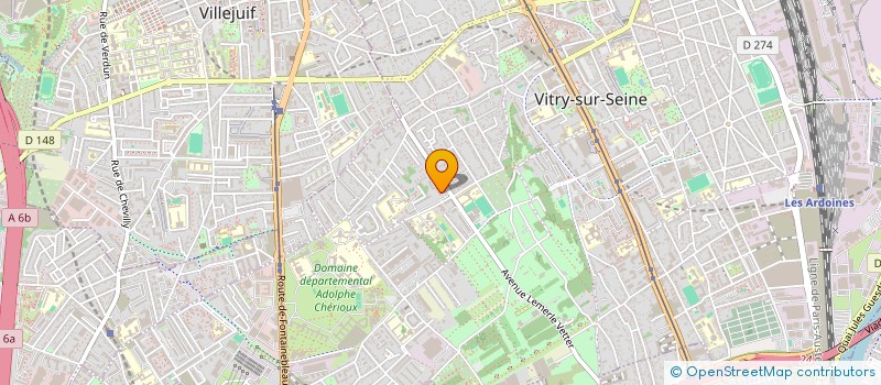 localisation de l'entreprise MONSIEUR ALASSANE DIALLO à VITRY-SUR-SEINE