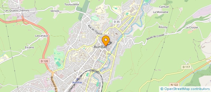 localisation de l'entreprise MONSIEUR ALASSANE DIALLO à AURILLAC