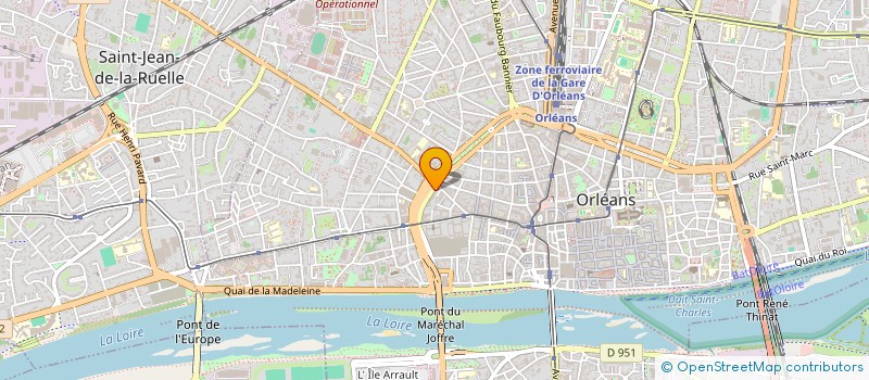localisation de l'entreprise MONSIEUR ALASSANE DJIRE à ORLEANS