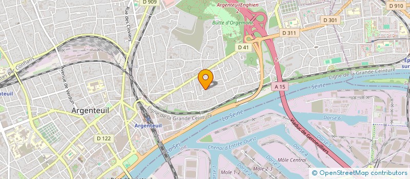 localisation de l'entreprise MONSIEUR ALASSANE DOUMBIA  ARGENTEUIL