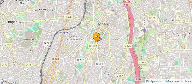 localisation de l'entreprise MONSIEUR ALASSANE FOFANA  CACHAN