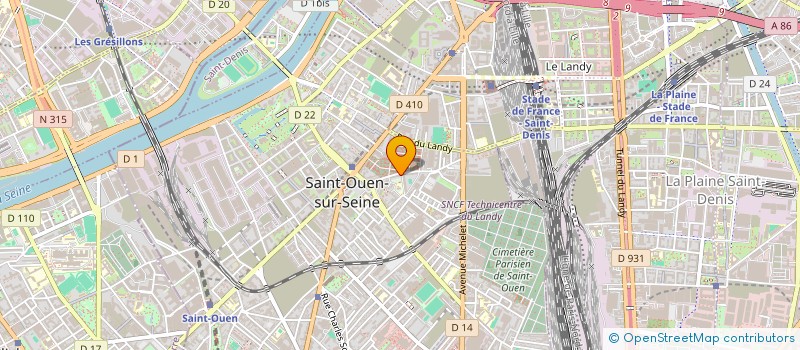 localisation de l'entreprise MONSIEUR ALASSANE GUIRO à SAINT-OUEN-SUR-SEINE