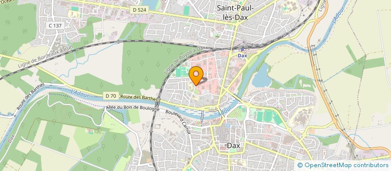 localisation de l'entreprise MONSIEUR ALASSANE KABA  DAX