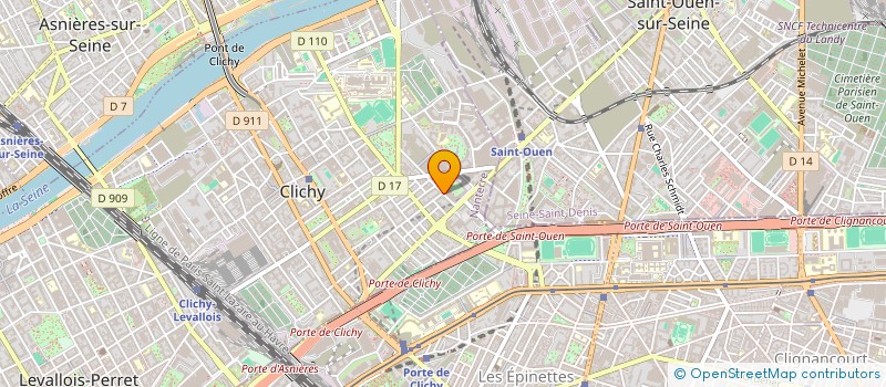 localisation de l'entreprise MONSIEUR ALASSANE KASSE à CLICHY