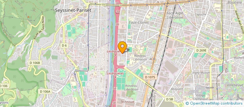 localisation de l'entreprise MONSIEUR ALASSANE KEITA  GRENOBLE