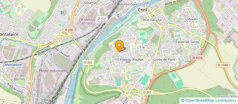 localisation de l'entreprise MONSIEUR ALASSANE KONATE à CREIL