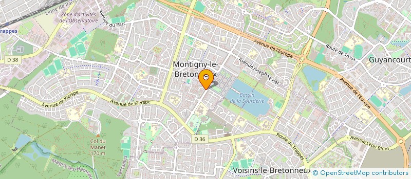 localisation de l'entreprise MONSIEUR ALASSANE KONATE  MONTIGNY-LE-BRETONNEUX