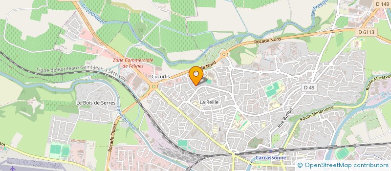 localisation de l'entreprise MONSIEUR ALASSANE SANGARE à CARCASSONNE