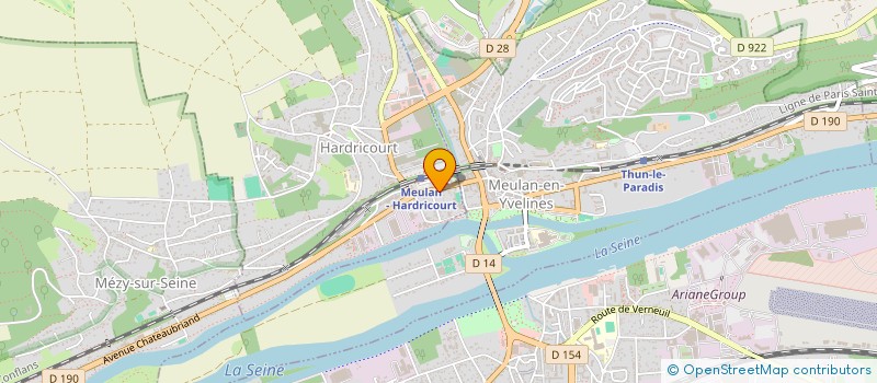 localisation de l'entreprise MONSIEUR ALASSANE SECK  HARDRICOURT