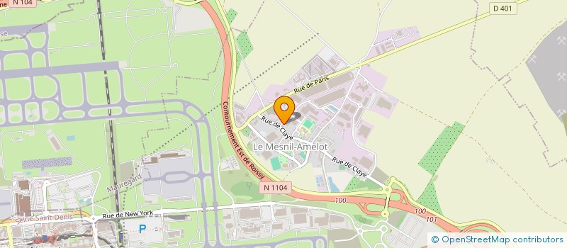 localisation de l'entreprise MONSIEUR ALASSANE SY  LE MESNIL-AMELOT