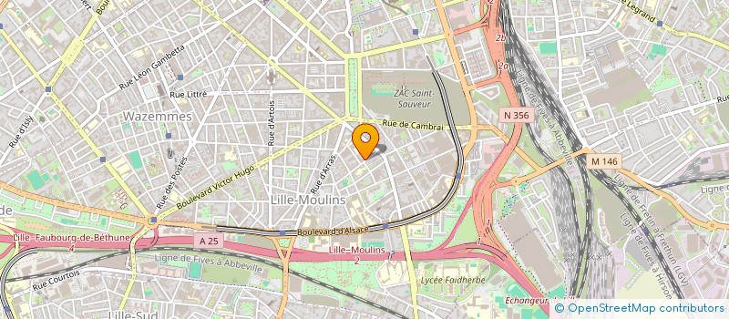 localisation de l'entreprise MONSIEUR ALASSANE THIAW à LILLE