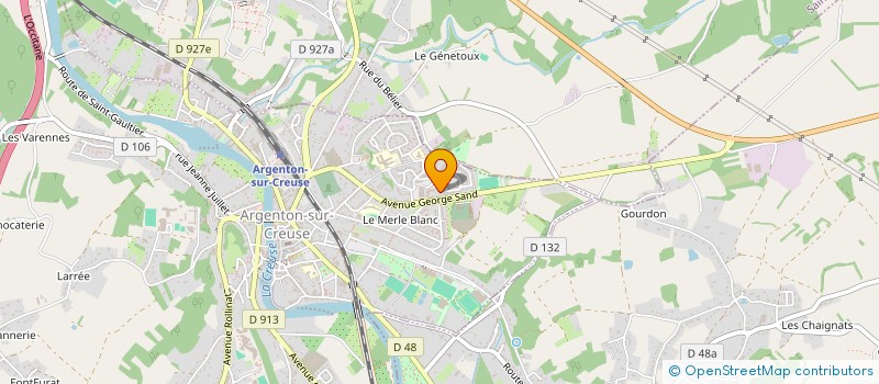 localisation de l'entreprise MONSIEUR ALASSANE TOURE  ARGENTON-SUR-CREUSE