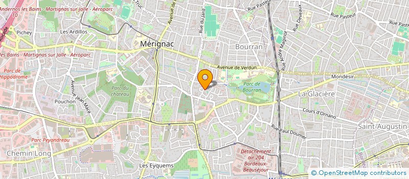 localisation de l'entreprise MONSIEUR ALASSANE TRAORE  MERIGNAC