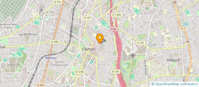 localisation de l'entreprise MONSIEUR ALAYA CHAIR  CACHAN