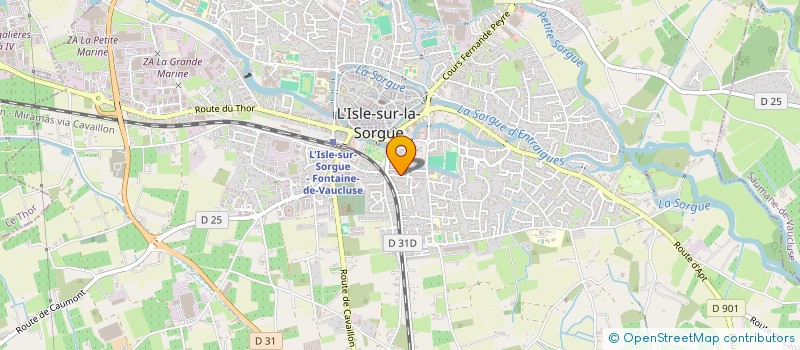 localisation de l'entreprise MONSIEUR ALAYA CHAIRR  L'ISLE-SUR-LA-SORGUE