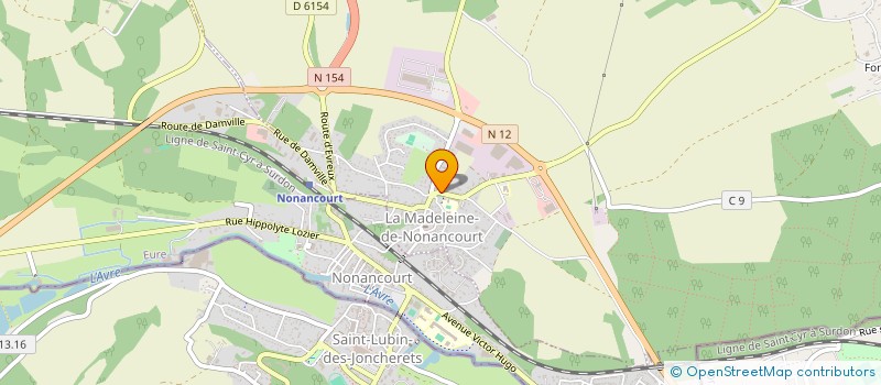 localisation de l'entreprise MONSIEUR ALBAN ALBERTELLI  LA MADELEINE-DE-NONANCOURT