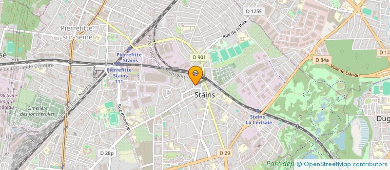 localisation de l'entreprise MONSIEUR ALBAN ALEXANDRE  STAINS